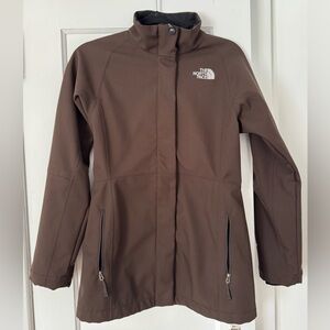 The North Face Women’s TNF APEX Chocolate Brown Shell Jacket Sz Small